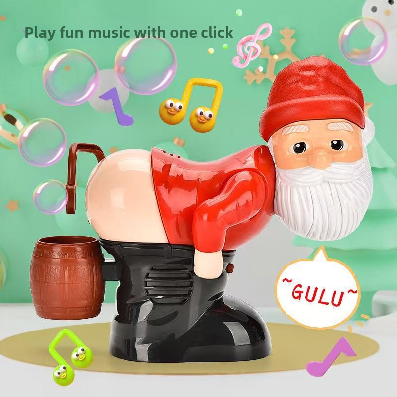 Funny Santa Bubble Machine, Holiday Gift