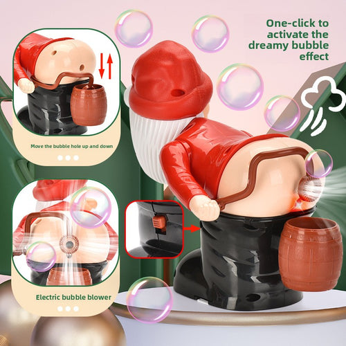 Santa Claus Bubble Machine with Lights and Music