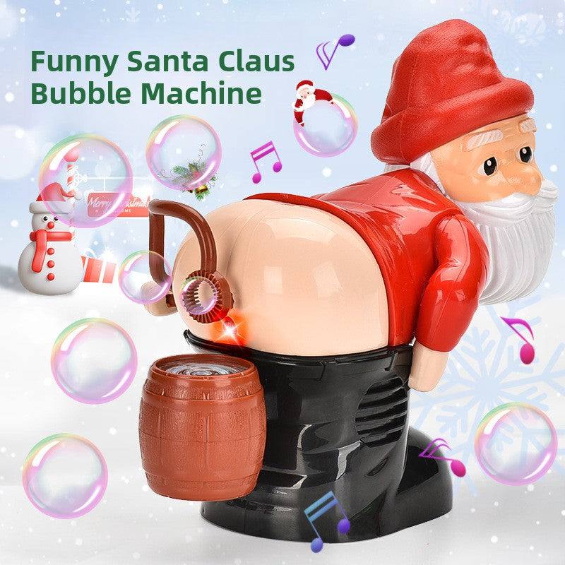 Santa Claus Bubble Machine with Lights and Music